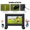 Costway 14FT\16FT\18FT\20FT Inflatable Projector Screen Projection Outdoor Home Theater W/ Blower